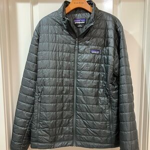 Men’s L Patagonia Nano Puff Jacket  in Forge Grey